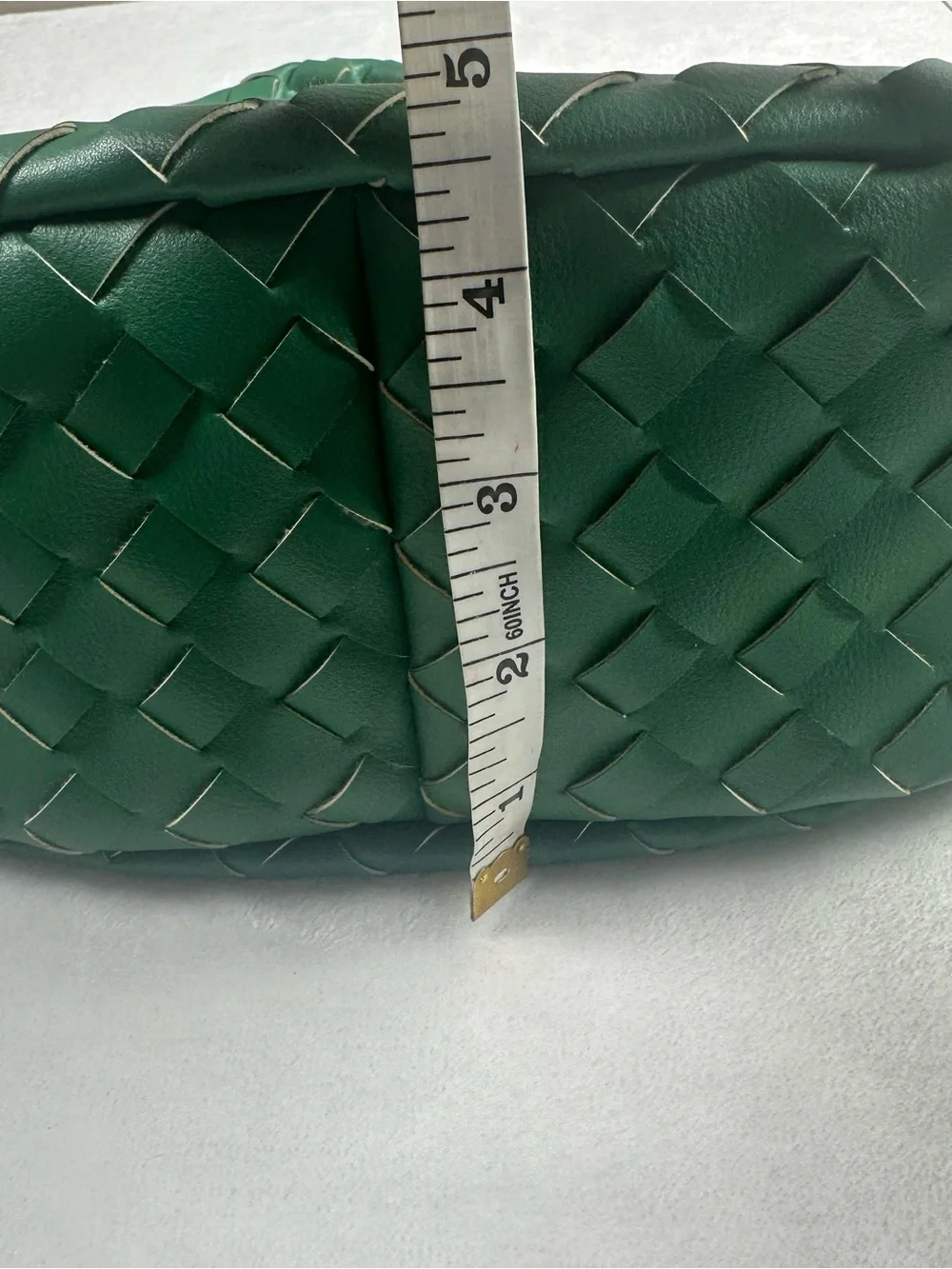 Green Woven Hobo Shoulder Bag